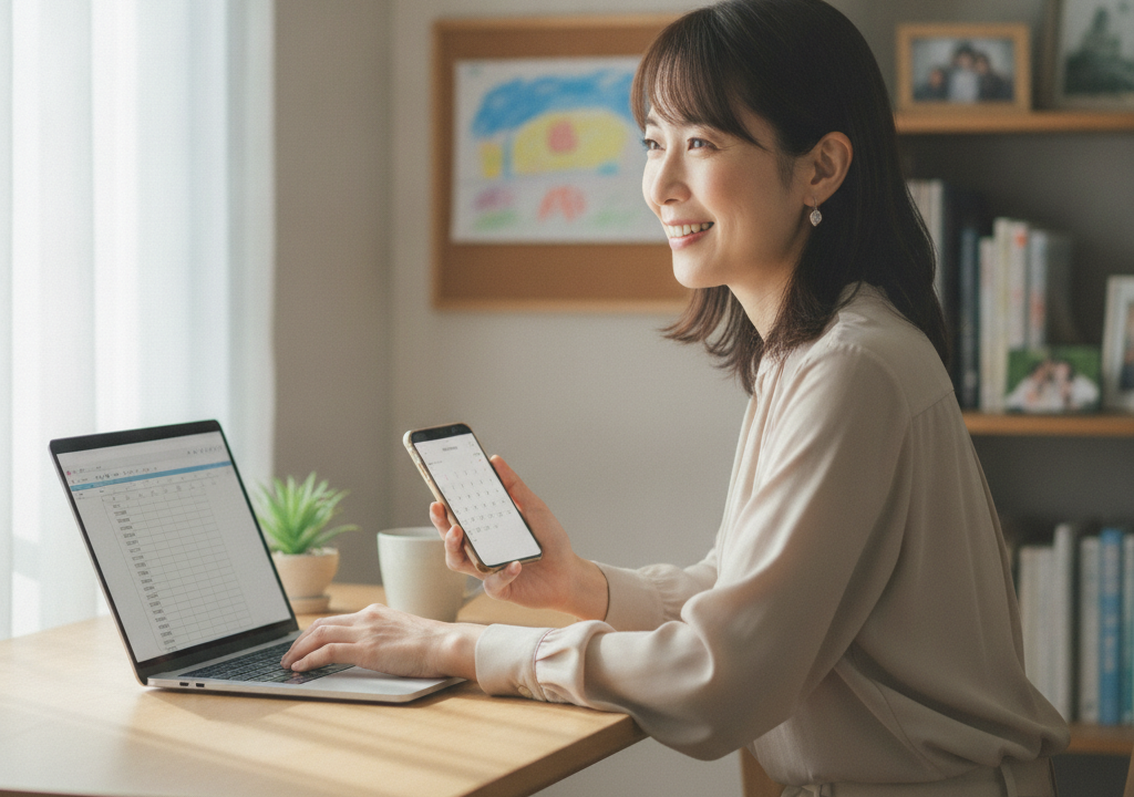 在宅PCオペで月30万！子育て優先、私のリアルな働き方☀️