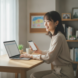 在宅PCオペで月30万！子育て優先、私のリアルな働き方☀️