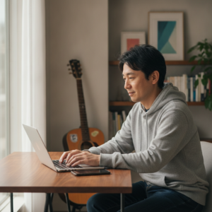 元バンドマンだった俺が、PCワークで月25万稼ぐまでの話！夢は諦めないぜ🎸💫